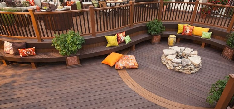 Gray TREX Decking in Lakewood, CA