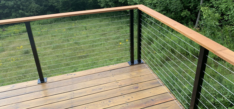 Installing Deck Cable Railing in Lakewood, CA