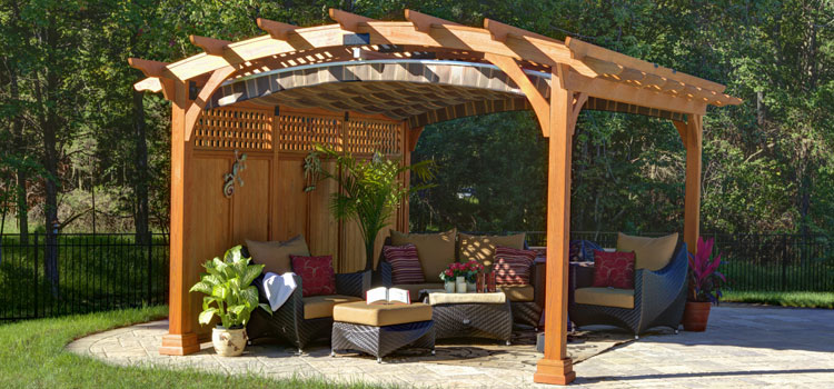 Modern Wood Pergola Installation in Lakewood, CA